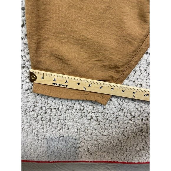 Leith brown pants with pockets belted  zipper side close women's size XL - Picture 5 of 11